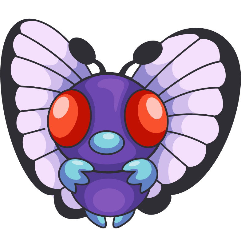 Butterfree arrow cursor