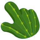 Cactus Texture hand cursor