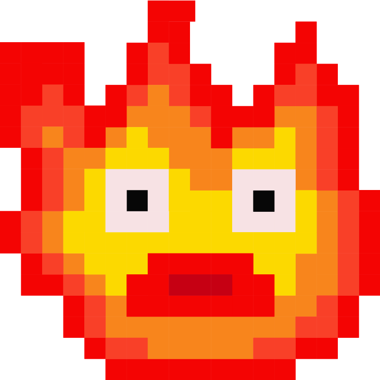 Calcifer Pixel arrow cursor