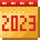 Calendar Pixel arrow cursor