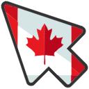 Canada arrow cursor