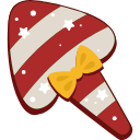 Candy Cane arrow cursor