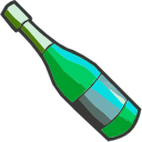 Champagne and a gift arrow cursor