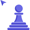 Chess Knight and Pawn hand cursor