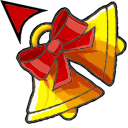 Christmas bells and deer arrow cursor