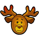 Christmas bells and deer hand cursor