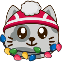 Christmas Cat arrow cursor