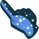 Christmas Deer hand cursor