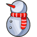 Christmas toy and a snowman hand cursor