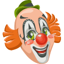 Clown with the Ballon hand cursor