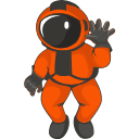 Curious Astronaut hand cursor