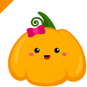 Cute Pumpkin arrow cursor