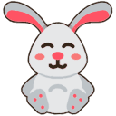 Easter bunny hand cursor