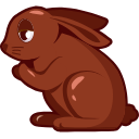 Easter Chocolate Bunny arrow cursor