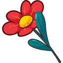 Easter Egg and Flower hand cursor