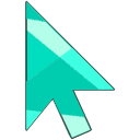 Emerald arrow cursor