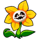 Flowey hand cursor