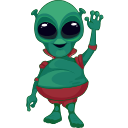 Friendly Alien hand cursor