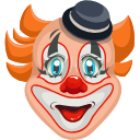 Funny Clown hand cursor