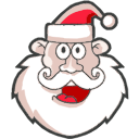 Gift bag and Santa Claus hand cursor