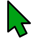 Green arrow cursor