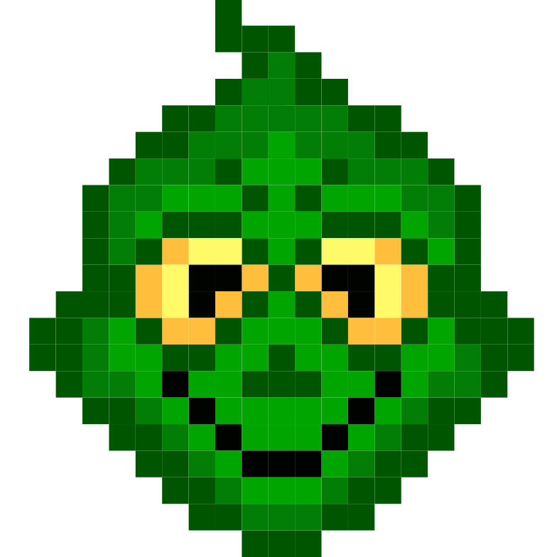 Grinch Pixel arrow cursor