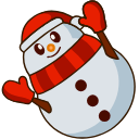 Happy Snowman arrow cursor