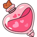 Heart and Potion hand cursor