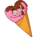 Heart Ice Cream arrow cursor