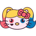 Hello Kitty Harley Quinn arrow cursor