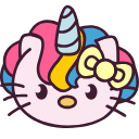 Hello Kitty Unicorn arrow cursor