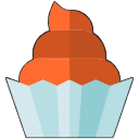 Ice cream and muffin hand cursor