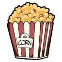 Ice cream and popcorn hand cursor