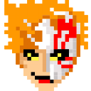 Ichigo Kurosaki Pixel arrow cursor