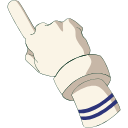 Izuku Midoriya hand cursor