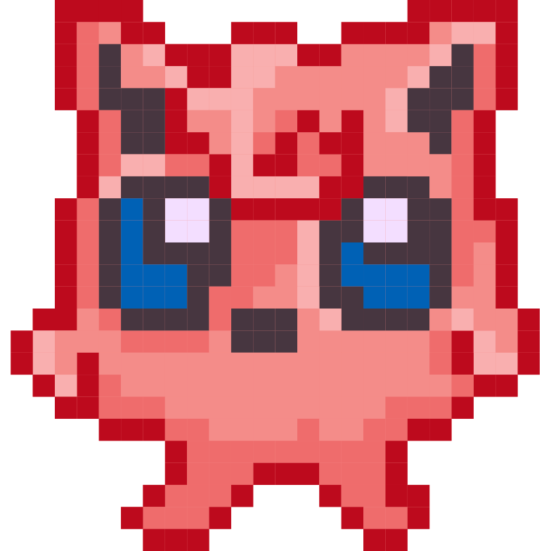 Jigglypuff Pixel arrow cursor