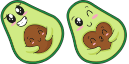 Kawaii Avocado