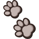 Kawaii Black Cat hand cursor