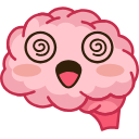 Kawaii Brain hand cursor