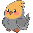 Kawaii Cockatiel arrow cursor