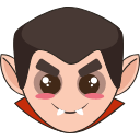 Kawaii Dracula arrow cursor