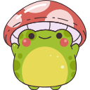 Kawaii Frog arrow cursor