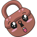 Kawaii Padlock arrow cursor