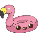 Kawaii Pink Flamingo arrow cursor