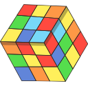 Kawaii Rubik's Cube arrow cursor