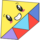 Kawaii Rubik's Cube hand cursor