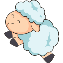 Kawaii: Sheep hand cursor