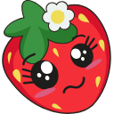 Kawaii Strawberry arrow cursor