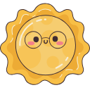 Kawaii Sun and Stars arrow cursor