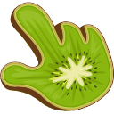 Kiwi Texture hand cursor